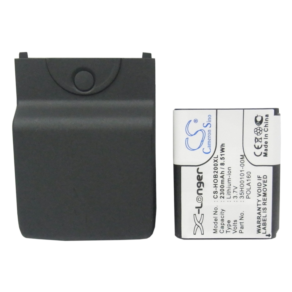 Battery compatible with HTC O2 CS-HOB200XL
