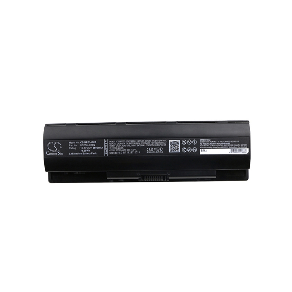 Cameron Sino CS-HPE140HB HP Envy battery, plain back side view