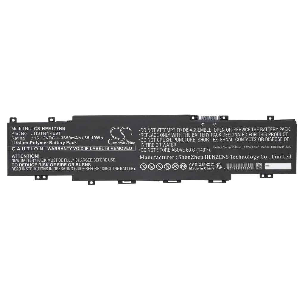Batterij Vervangt TI04XL