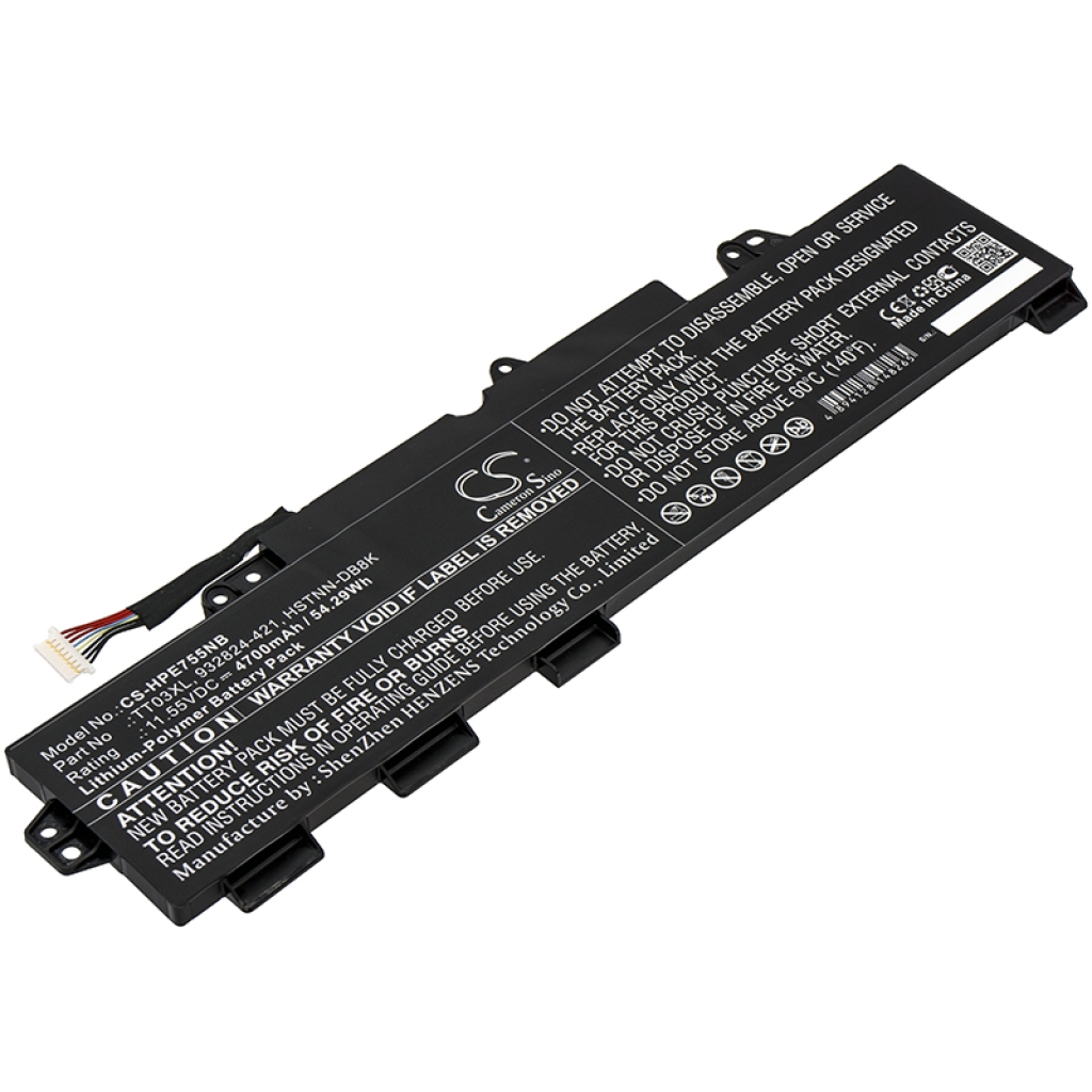 Compatibele batterijvervanging voor HP 3RS08UT