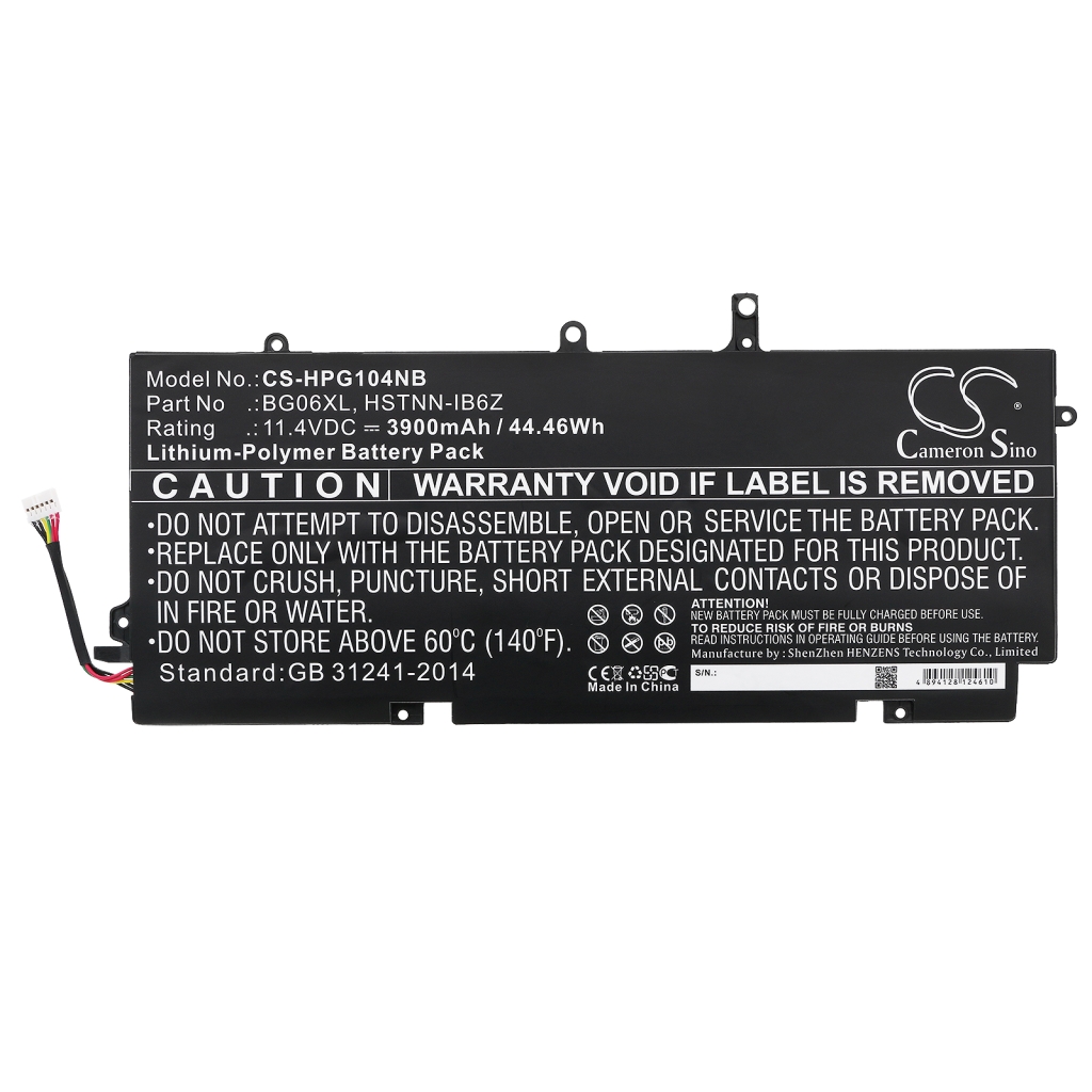 CMOS / Back-up batterij HP CS-HPG104NB