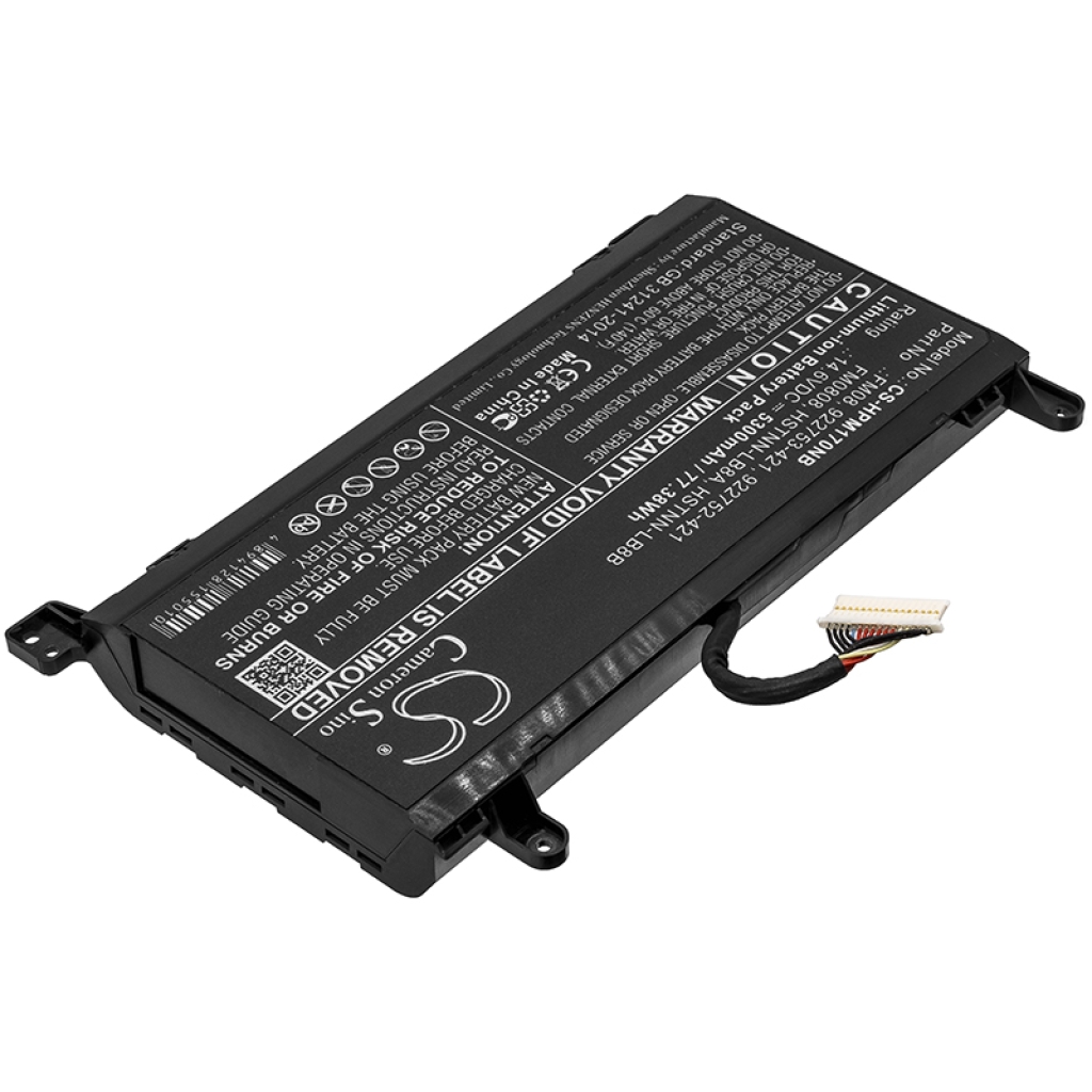 Notebook batterij HP Omen 17-AN004NC