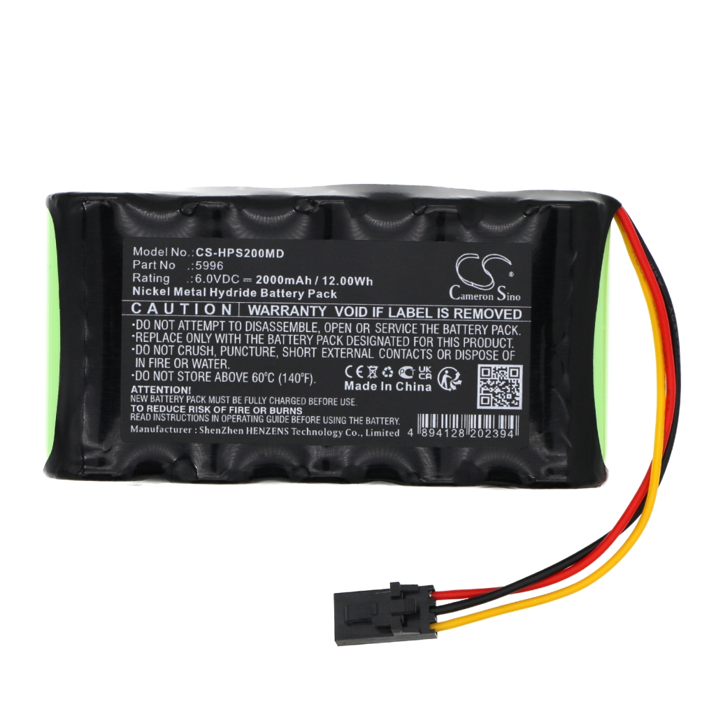 Compatibele batterijvervanging voor Healthdyne 5996