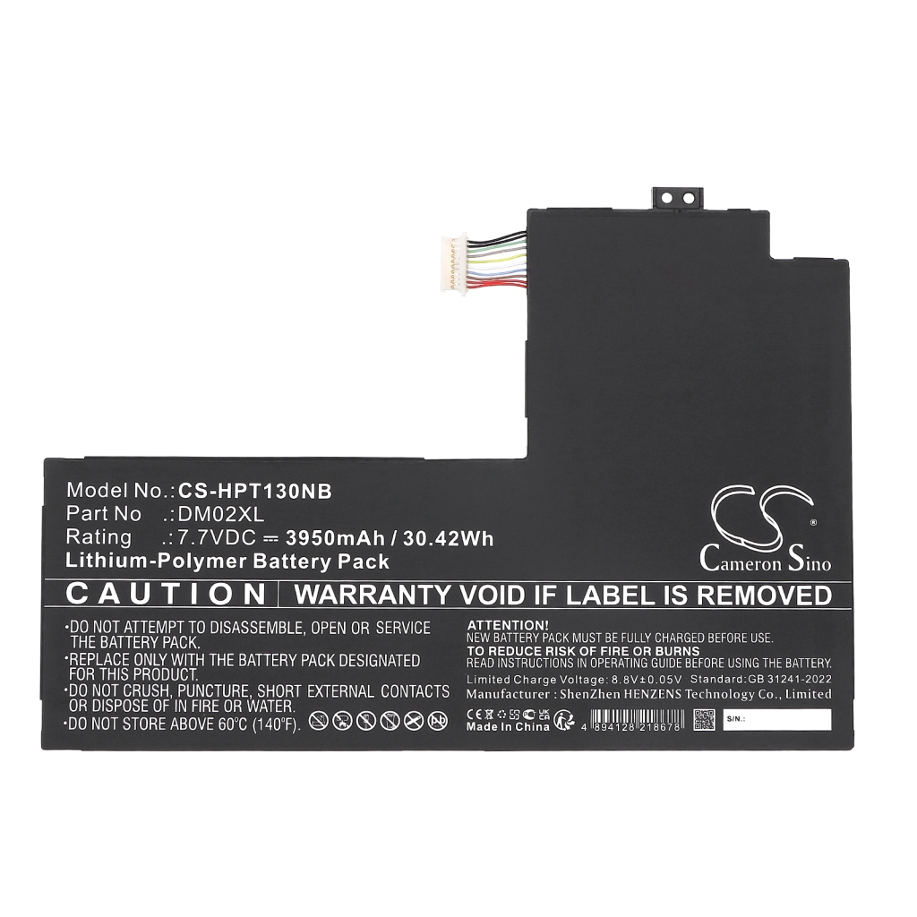 Tablet batterijen HP CS-HPT130NB