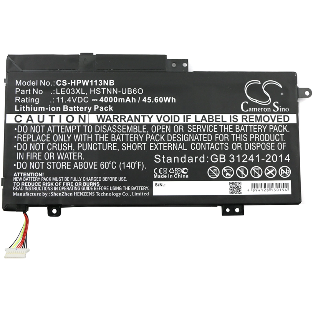 Batterijen Vervangt LE03XL