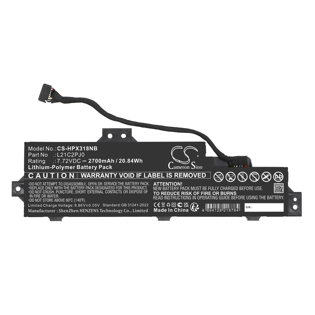 Notebook batterij Lenovo CS-HPX318NB