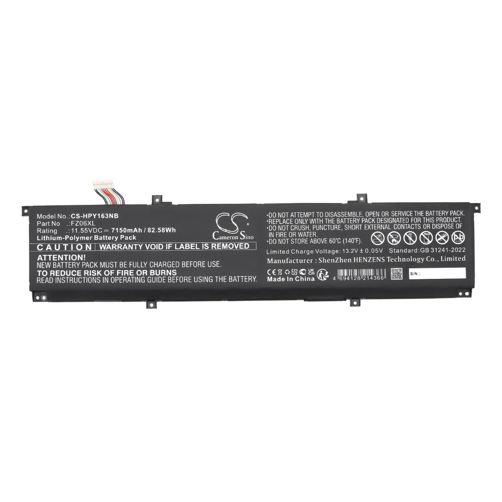 Notebook batterij HP CS-HPY163NB