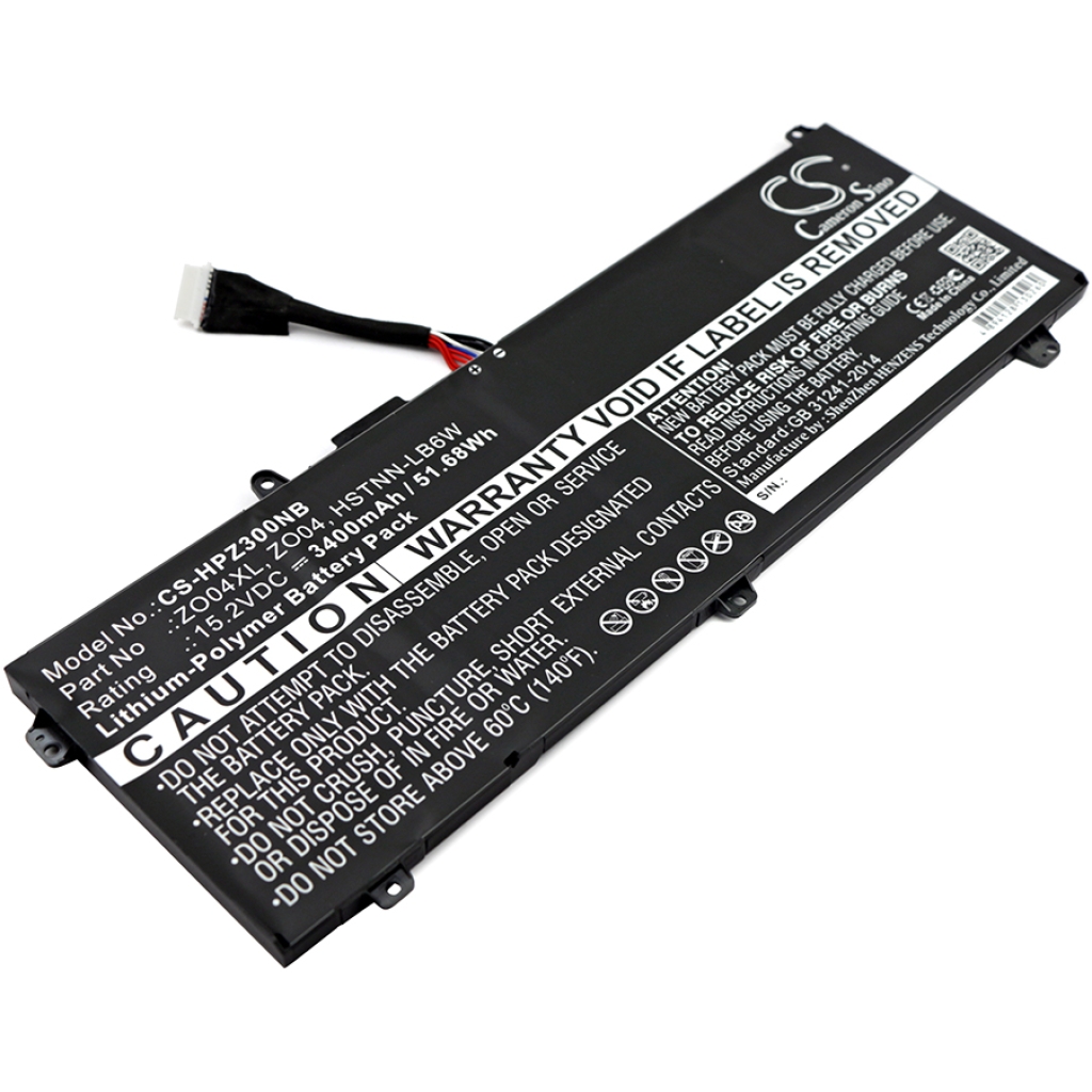 Batterijen Vervangt ZO04XL