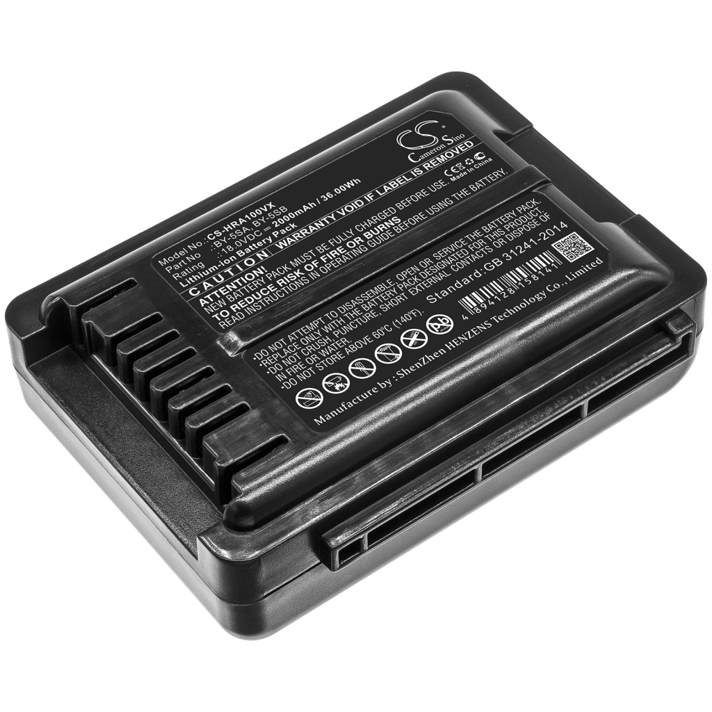 Batterijen voor stofzuigers Sharp CS-HRA100VX