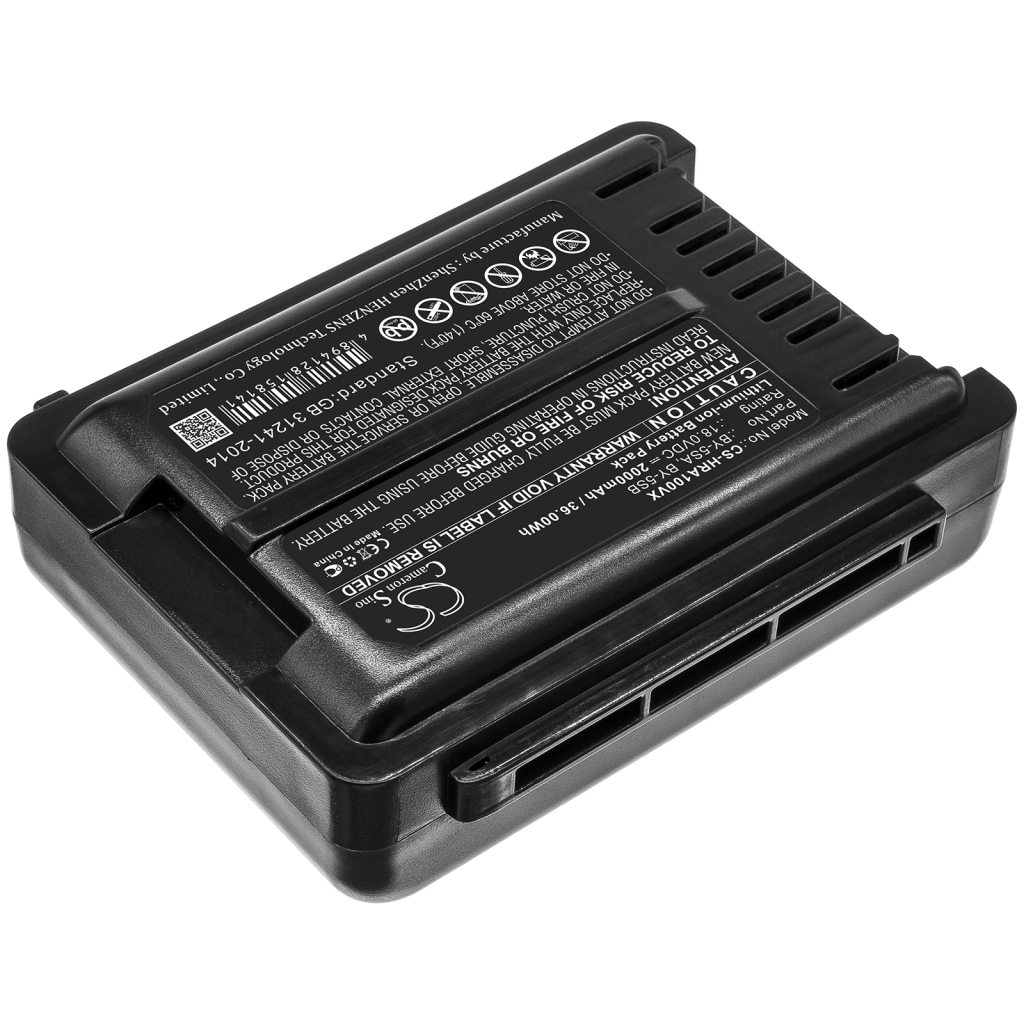 Batterijen voor stofzuigers Sharp CS-HRA100VX
