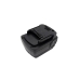 Black tool battery pack, slide top with vents