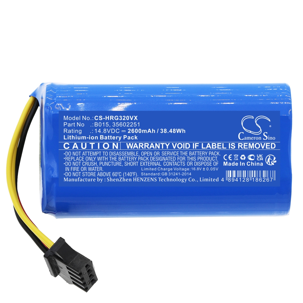 Batterijen voor stofzuigers Easyhome CS-HRG320VX