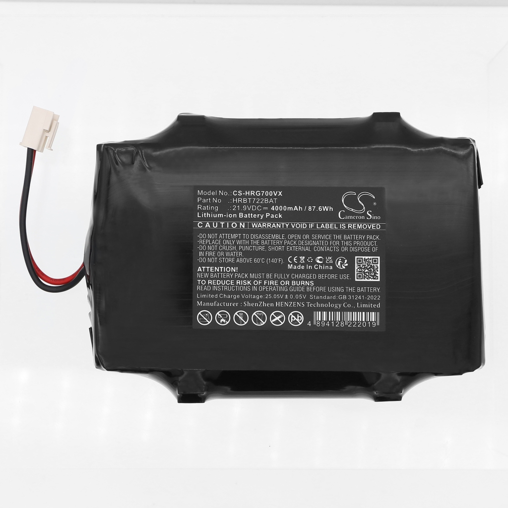 Batterijen voor stofzuigers Hoover CS-HRG700VX