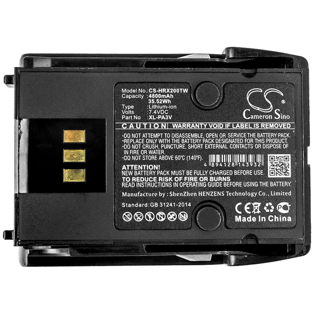 Batterijen Batterij voor tweerichtingsradio CS-HRX200TW