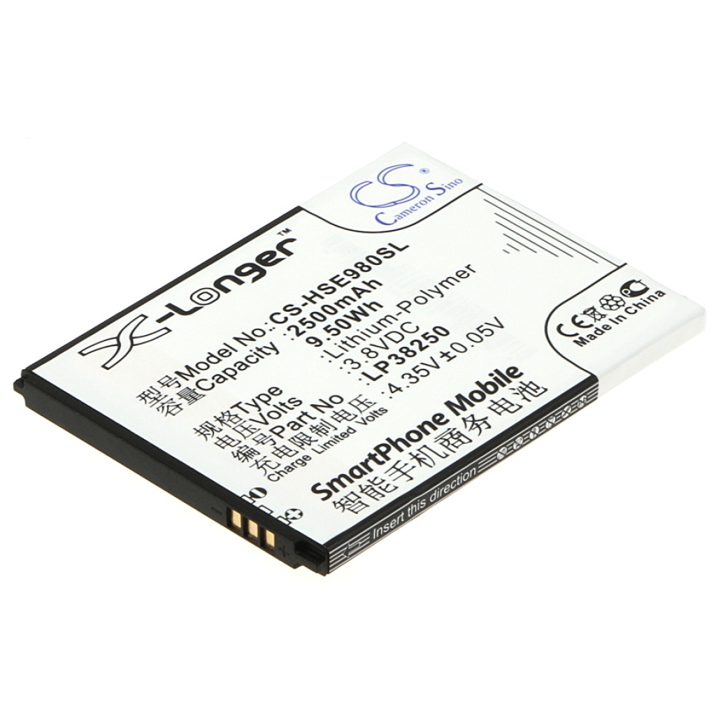 Compatibele batterijvervanging voor Hisense LP38250
