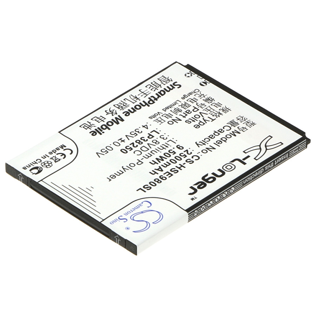 Compatibele batterijvervanging voor Hisense LP38250