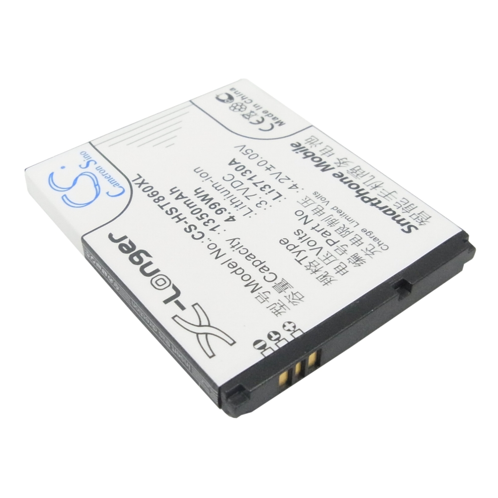 Cameron Sino X-Longer replacement smartphone battery 1350mAh 3.7V - rear with contacts