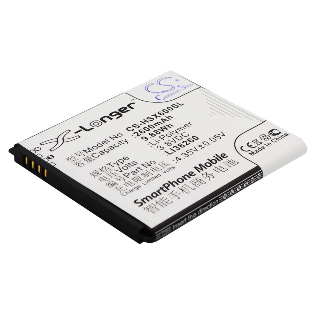 Compatibele batterijvervanging voor Hisense LI38260