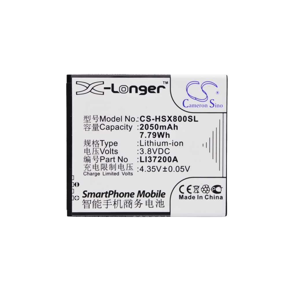 Compatibele batterijvervanging voor Hisense LI37200A