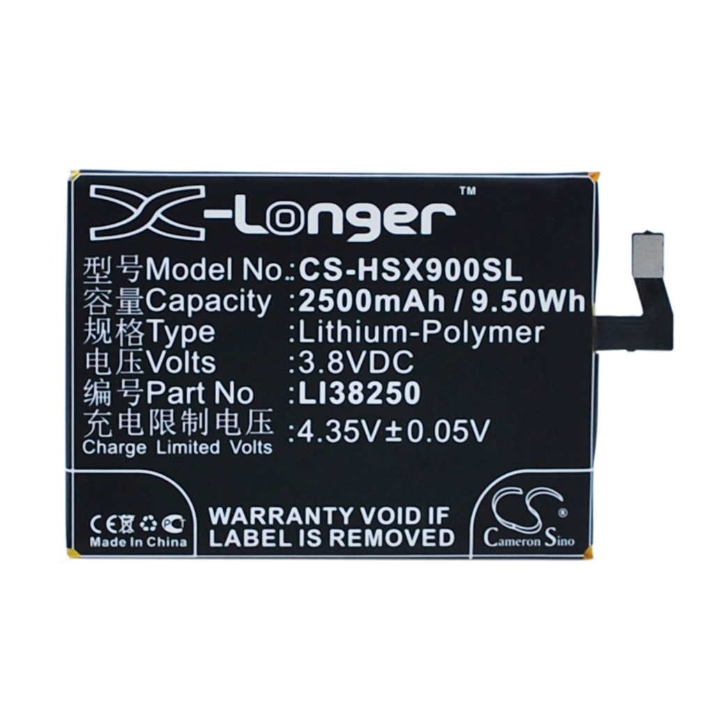 Compatibele batterijvervanging voor Hisense LI38250