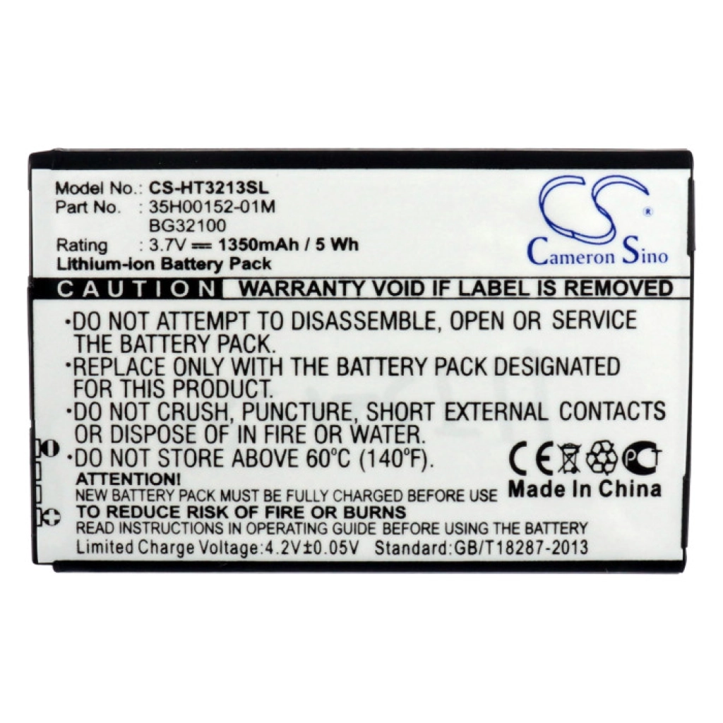 Batterijen Vervangt 35H00152-02M