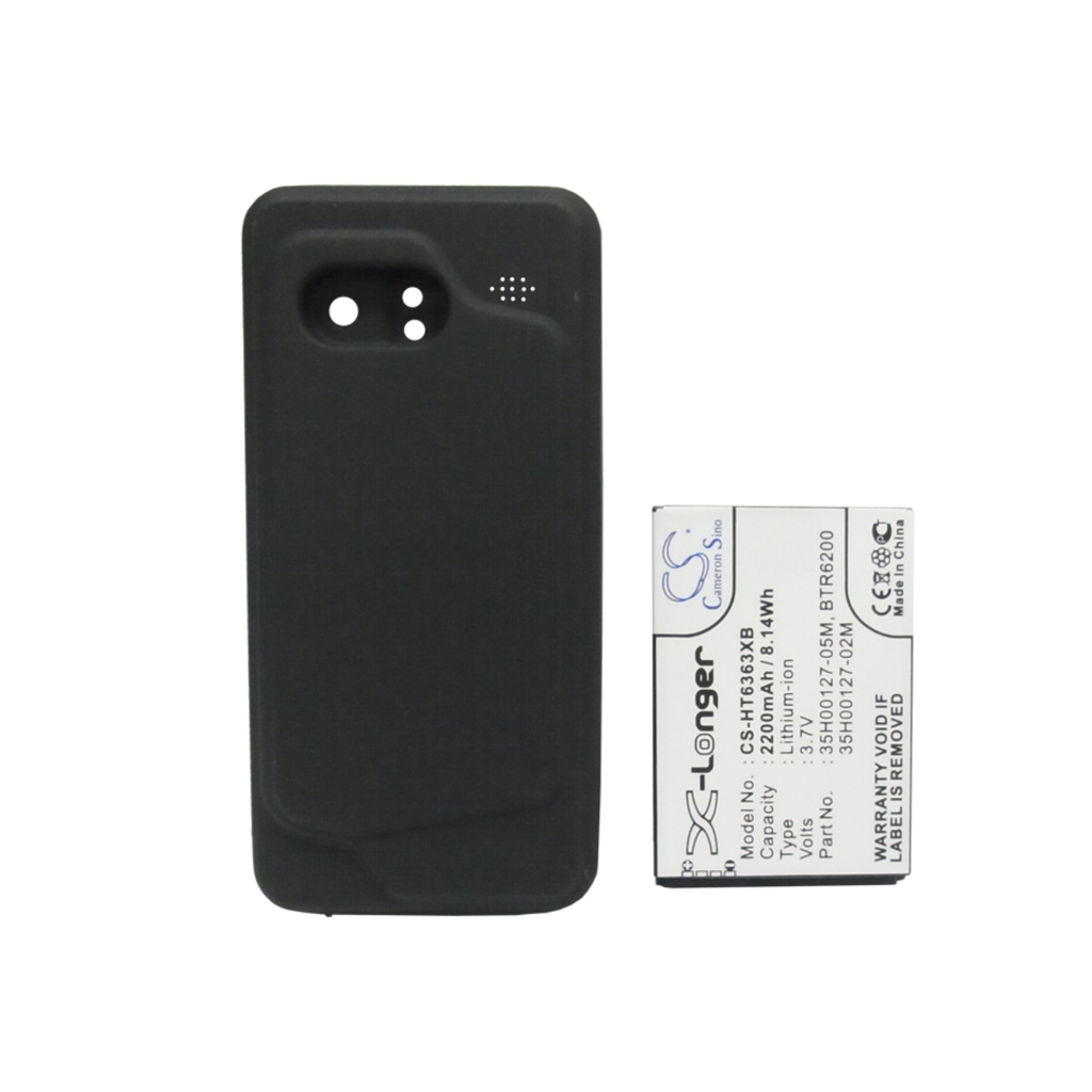 Battery compatible with Verizon HTC Sprint Google CS-HT6363XB