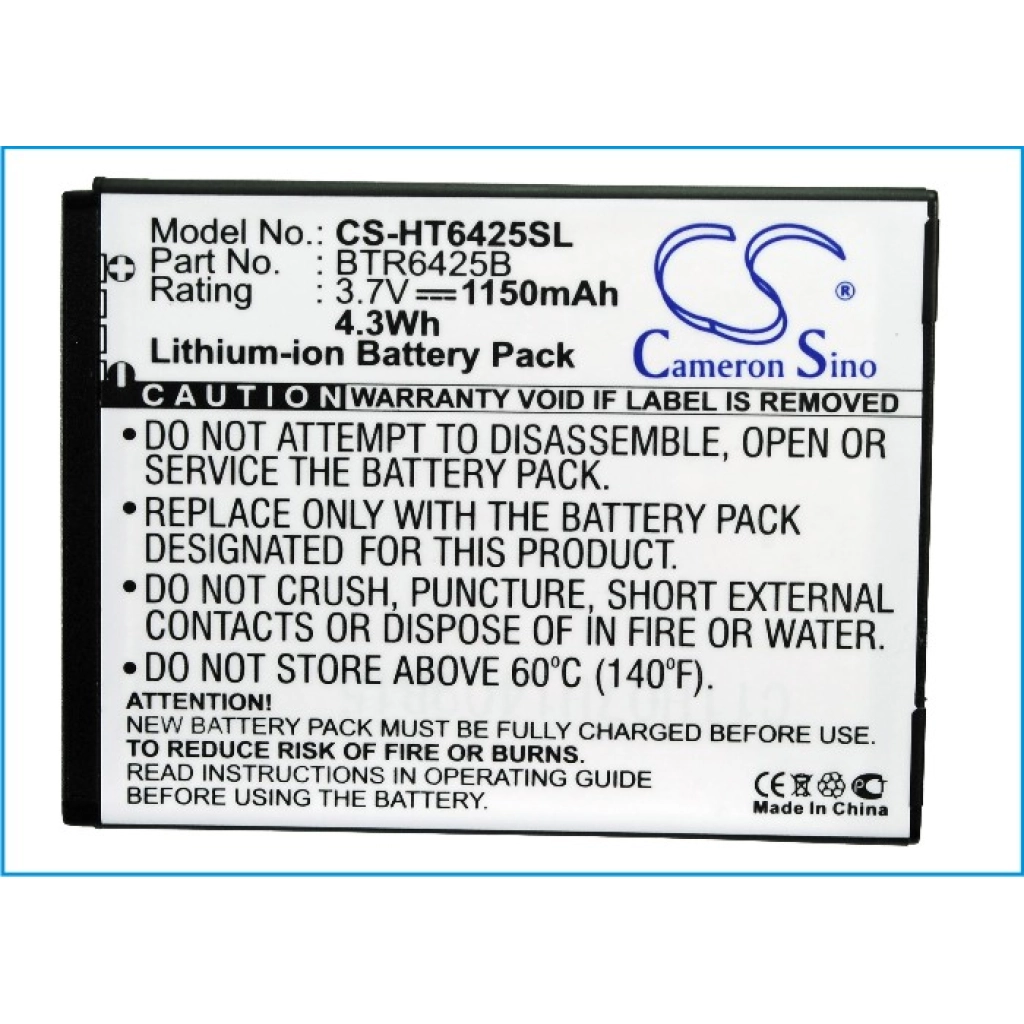 Batterijen Vervangt 35H00168-03M