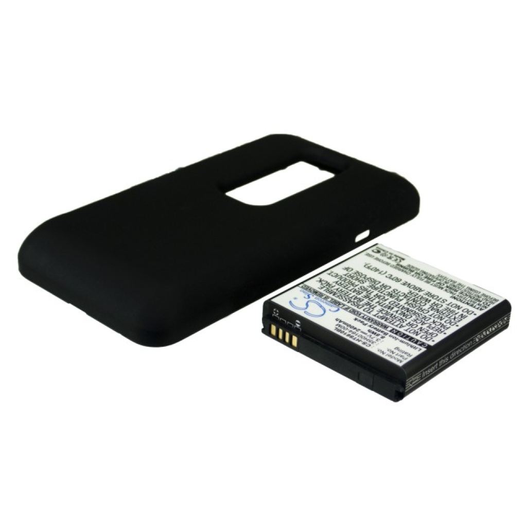 CS-HT8610BL battery with rubber cover with cutout, CS logo