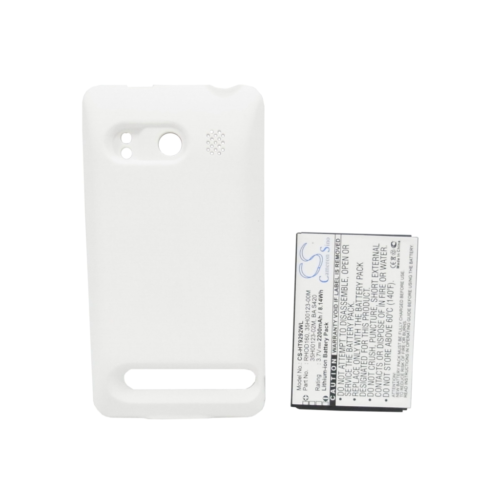 Battery compatible with HTC Sprint CS-HT9292WL