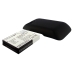 Cameron Sino X-Longer CS-HTA510XL 3.7V 2200mAh Li-ion battery with black smartphone back cover