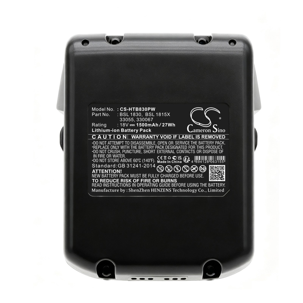 Batterijen compatibel met Hitachi CR 18DSAL 18DSL 18DSLP4 CS-HTB830PW