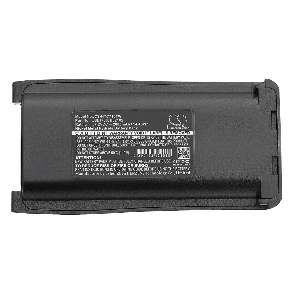 Batterij voor tweerichtingsradio HYT TC-700U