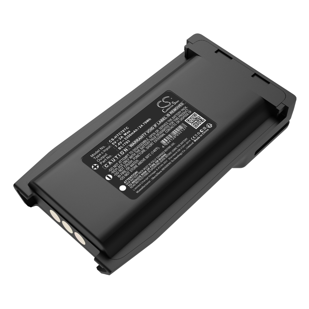 Batterij voor tweerichtingsradio HYT TC-710