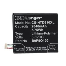 Compatibele batterijvervanging voor HTC 35H00222-00M,35H00222-01M,B0P9O100,BOP90100