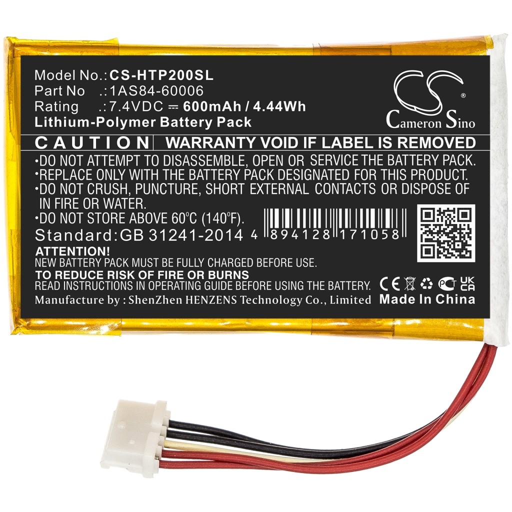 Batterijen Printerbatterij CS-HTP200SL