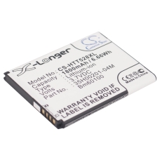 Compatible battery replacement for HTC 35H00201-04M,35H00201-16M,BA S890,BM60100