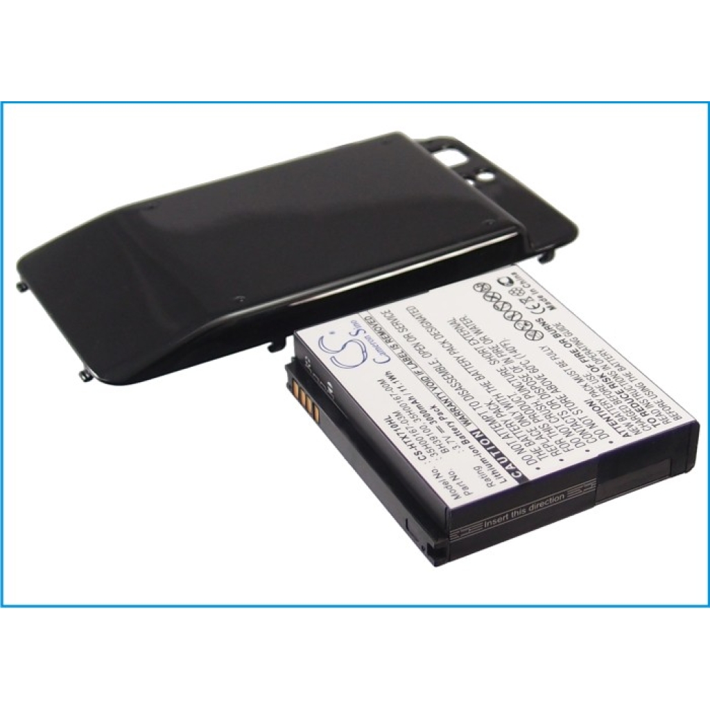 Angled view of CS-HTX710HL battery and back cover