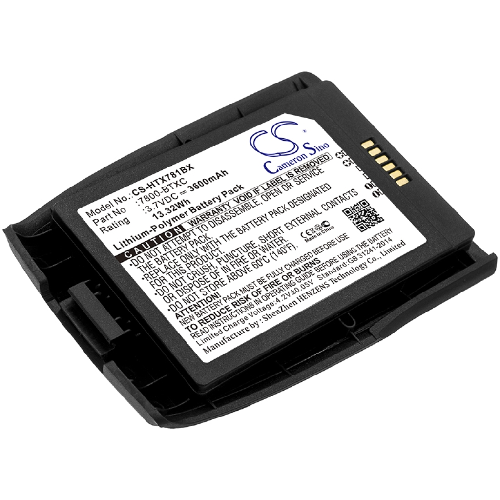 Batterijen Vervangt 7800-BTXC