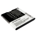 CS-HU8650XL battery caution side with barcode and contacts