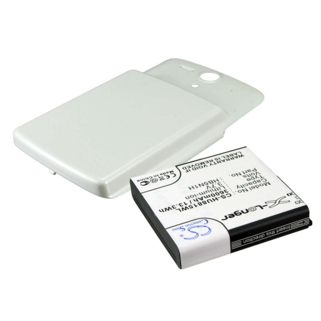 CS-HU8815WL label 3600mAh 13.3Wh and white back cover