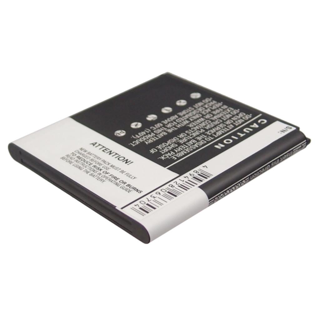 CS-HU8832XL battery caution dark side with SN label and barcode