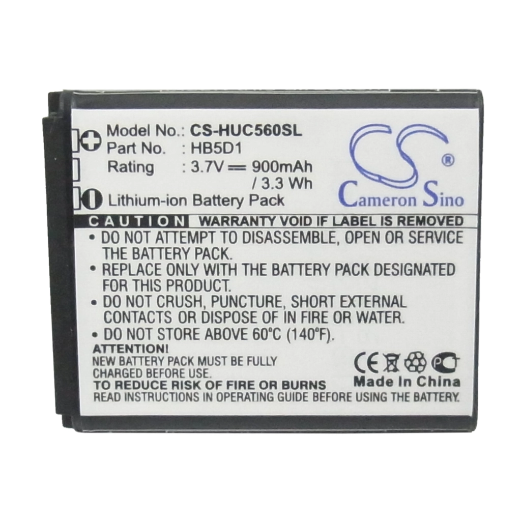 Batterijen Vervangt HB5D1