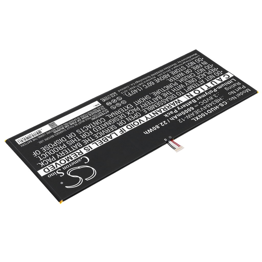 Tablet batterijen Huawei CS-HUD100XL