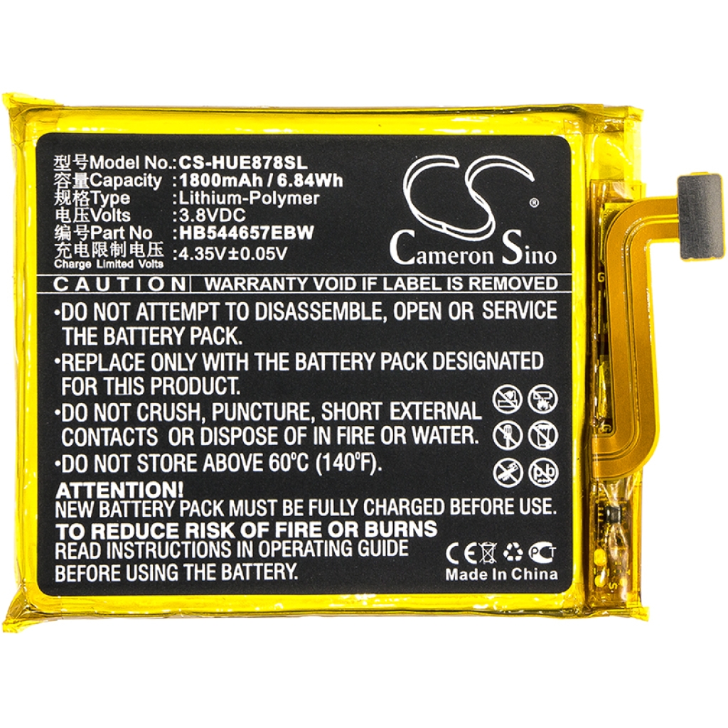 Compatibele batterijvervanging voor Huawei HB544657EBW