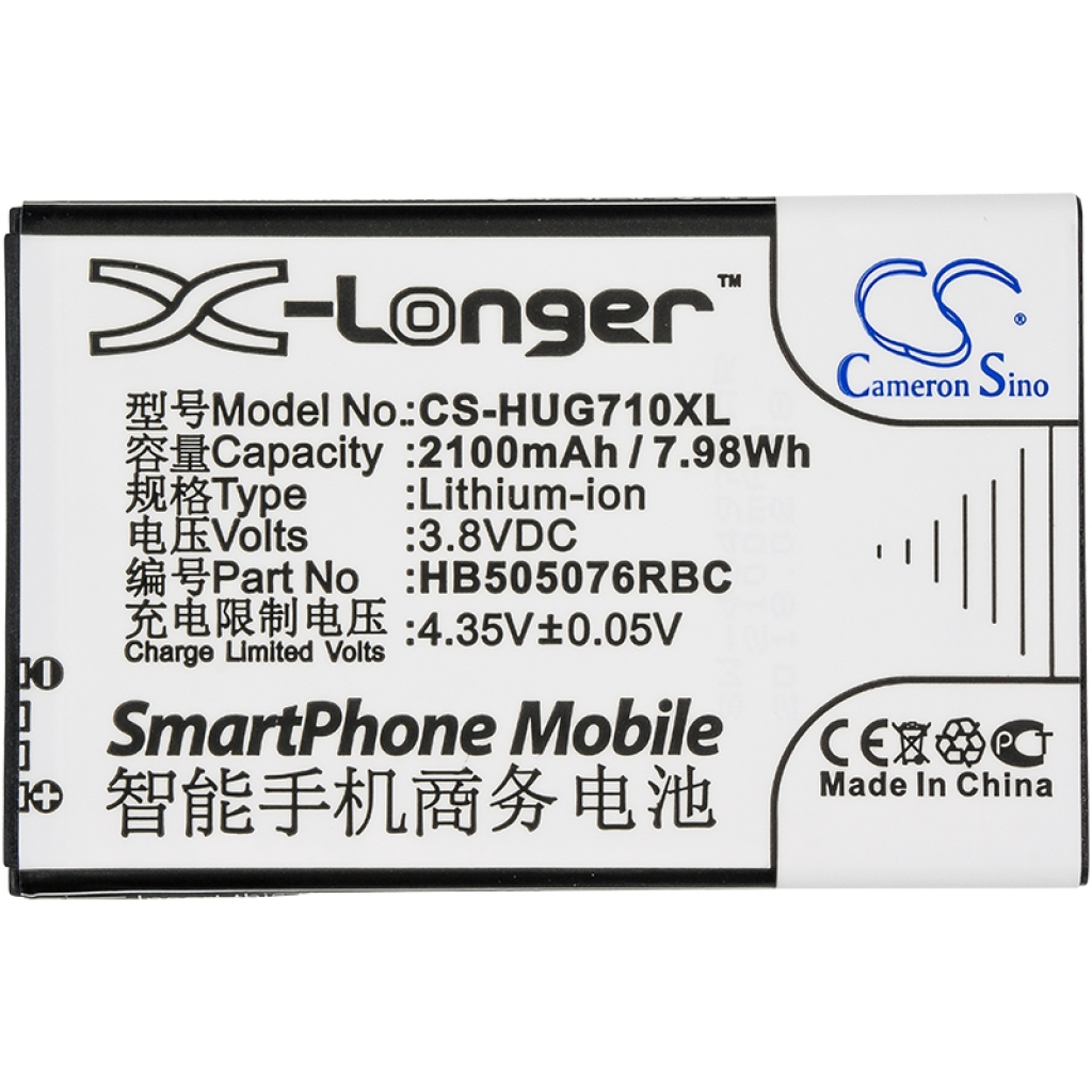 Batterij voor mobiele telefoon Huawei CS-HUG710XL