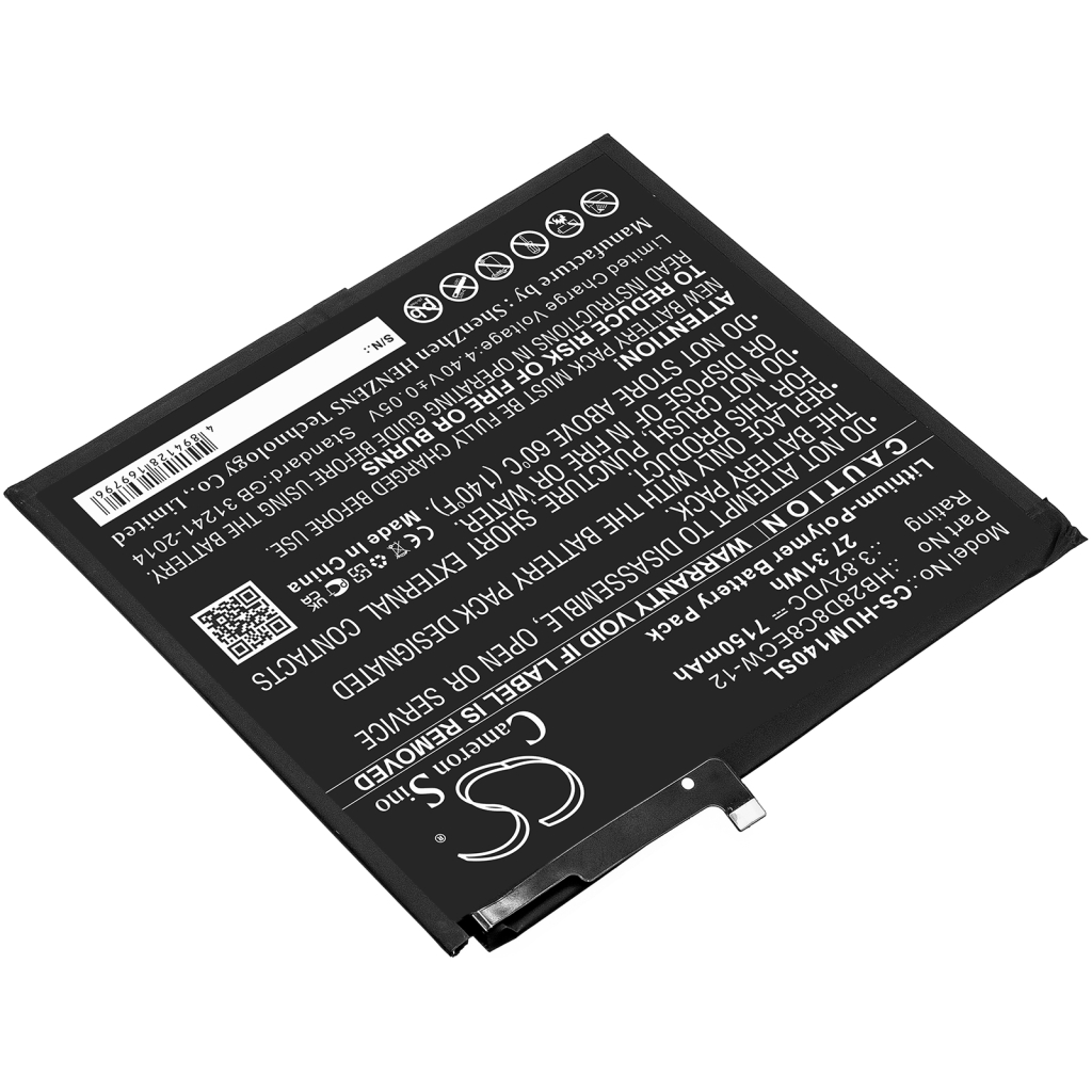Batterijen Tablet batterijen CS-HUM140SL