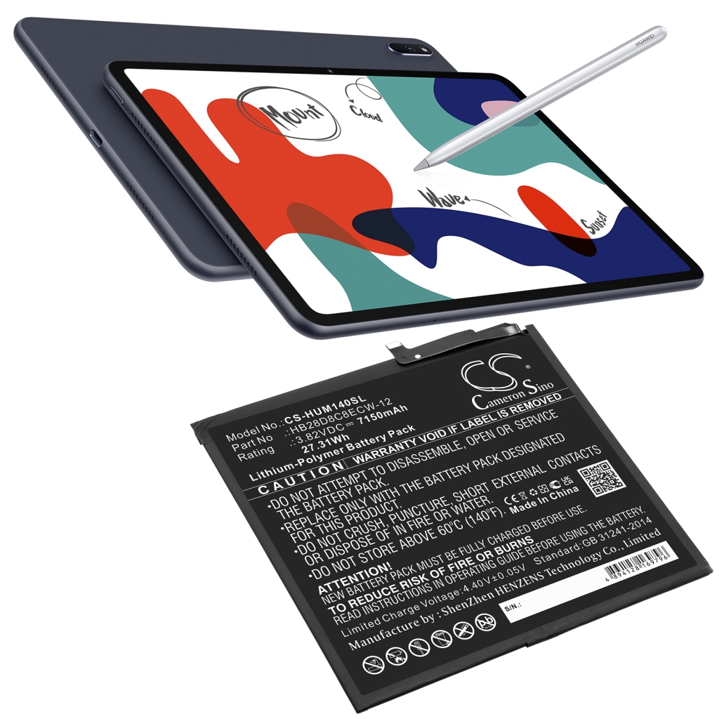 Batterijen Tablet batterijen CS-HUM140SL