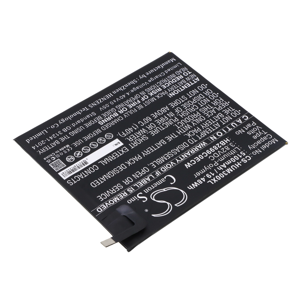 Batterijen Tablet batterijen CS-HUM300XL