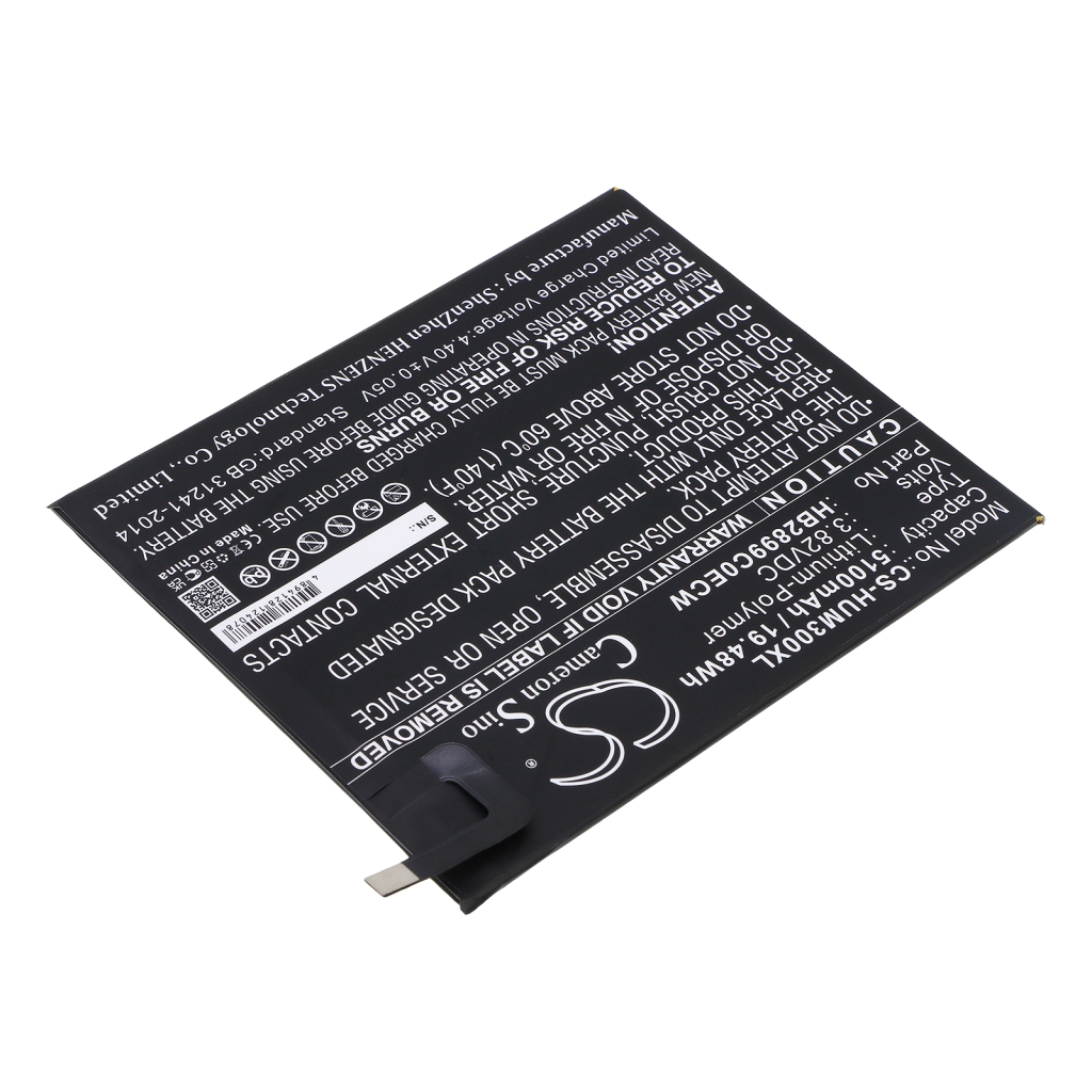 Compatibele batterijvervanging voor Huawei HB2899C0ECW