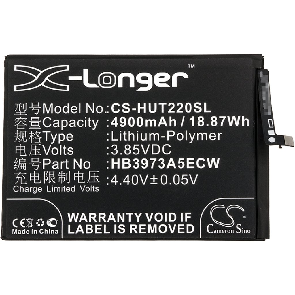 Compatible battery replacement for Honor HB3973A5ECW